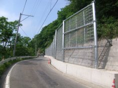 主要地方道氷見田鶴浜線道路総合交付金(雪寒)雪崩防護柵工事