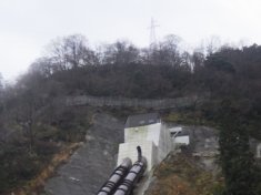 黒部川電力株式会社新姫川第六発電所落石対策