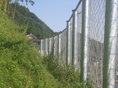 防護柵工事上南摩小裏その1(補助砂防)