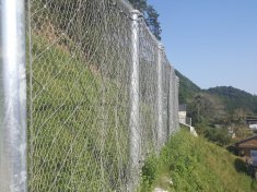 防護柵工事上南摩小裏その2(補助砂防)