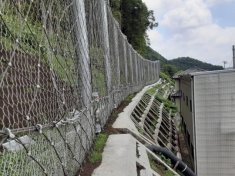 防護柵工事上南摩小裏その4(補助砂防)