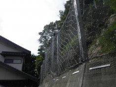 治の山地区県単砂防修繕(落石対策)工事