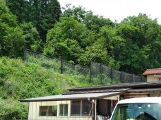 砂防施設工事(防護柵)